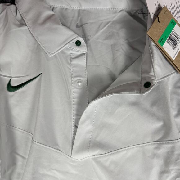 Nike Dri-FIT Coaches Performance Polo Shirt Gray Green Men's Size XL DJ5123-101 - Picture 2 of 11